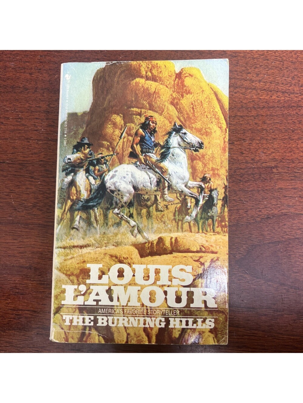 The Burning Hills by louis L'Amour, Acceptable Book